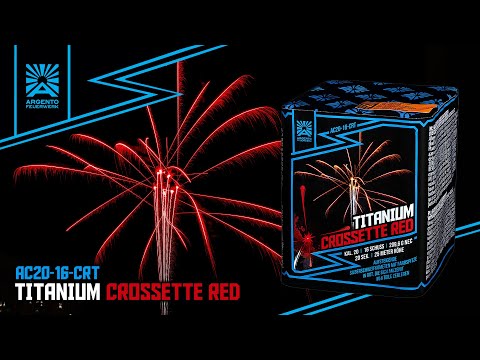 Titanium Crossette Red